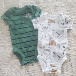 Carter's Infant Onesies, 3 months, Dinosaur, Bears